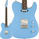 楽器種別：新品エレキギター/Fender Made in Japan 商品一覧＞＞エレキギター/Fender Made in Japan/Other 商品一覧＞＞エレキギター【100，000円〜195，000円】 商品一覧＞＞当店のギターは、出荷前に専門スタッフが検品・調整しているので安心です！Fender Made in Japan Aerodyne Special Telecaster (California Blue/Rosewood)商品説明Aerodyne Special SeriesAerodyne Special Seriesは、クラシックなフェンダーのデザインを現代的にアレンジしたもので、特徴的なエアロダイナミックなフォルム、カスタムヴォイシングされたピックアップ、最新鋭のハードウェア、斬新なフィニッシュといった要素をまとめあげた、紛れもないシルエットを特徴とします。Aerodyne Special Telecasterは、バインディングを施したバスウッドボディにマッチングヘッドを装備し、洗練された新しい外観をフィーチャーします。Modern Cシェイプのサテンフィニッシュネックと12インチラジアス指板が快適な演奏性とパフォーマンスを提供し、新設計のヴィンテージヴォイシングがなされたAerodyne Special Single-Coil Telecasterピックアップと、Babicz Z-Series FCH-Teleブリッジが、フェンダーらしい音色とハイパフォーマンススペックを見事なバランスで実現しています。日本製のAerodyne Special Telecasterは、高級感のある近未来的なスタイリングと洗練されたトーンで、プレイヤーにインスピレーションを与えます。過去のAerodyneシリーズが世代をわたってインスピレーションを与え続けてきた大胆で独創的なデザインが、Aerodyne Special Seriesに生き続けています。※画像はサンプルです。製品の特性上、杢目、色合いは一本一本異なります。商品詳細Body Material: BasswoodBody Finish: Gloss PolyesterNeck: Maple， Modern CNeck Finish: Satin Polyester with Gloss Polyester Headstock FaceFingerboard: Maple or Rosewood， 12 (305 mm)Frets: 22， Medium JumboPosition Inlays: Black Pearloid Dots (Maple)， White Pearloid Dot (Rosewood)Nut (Material/Width): Synthetic Bone， 1.69 (43 mm)Tuning Machines: Deluxe Cast/Sealed Locking (all short posts)Scale Length: 25.5 (64.77 cm)Bridge: Babicz Z-Series FCH-TelePickups: Aerodyne Special Single-Coil Telecaster (Bridge)， (Middle)， Aerodyne Special Single-Coil Telecaster (Neck)Pickup Switching: 3-Position BladePosition 1. Bridge PickupPosition 2. Bridge and Neck PickupsPosition 3. Neck PickupControls: Master Volume， Master ToneControl Knobs: Knurled Flat-TopHardware Finish: ChromeStrings: Nickel Plated Steel (.009-.042 Gauges)ギグバッグ付属イケベカテゴリ_ギター_エレキギター_Fender Made in Japan_Other_新品 JAN:0717669525910 登録日:2022/09/26 エレキギター フェンダー ふぇんだー フェンダージャパン フェンジャパ フェンダーJ