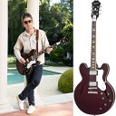 Epiphone Noel Gallagher Riviera (Dark Wine Red)