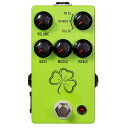 楽器種別：新品コンパクトエフェクター/JHS Pedals 商品一覧＞＞コンパクトエフェクター【20，000円〜40，000円】 商品一覧＞＞安心してお買い物頂けるよう、コンパクトもマルチも丁寧梱包でお届けします！JHS Pedals The Clover商品説明1984年の初めに、BOSSはPocket Seriesの名のもとに一風変わった2つの新しいディバイスをリリースしました。Pocketシリーズのうちの1つがFETを採用したプリアンプ 「FA-1」であり、U2のThe EdgeがUnforgettable Fireのレコーディングやツアーの機材として持回った事で、伝説の機材として歴史に名を刻むことになったのです。TheCloverプリアンプ/ブースターはFA-1を忠実にプロファイルした機種ですが、素晴らしいオリジナルモデルをより優れたものにするために、新たな機能を追加しました。どんなギグでも、この幸せのクローバーなしではいられないでしょう！The Cloverは、4つの標準的なコントロールと1つのロータリースイッチを搭載しています。Volumeコントロールは、ユニティ・ゲインのほか、アンプや歪みペダルを一段持ち上げるためのゲインブースターとしての設定も可能です。The Cloverは、全てのエレクトリック/アコースティックギターやベースプレイヤーの為に作られた最高のプリアンプ/ブースターです。シンプルかつパワフルなEQは容易に素晴らしいサウンドを作り上げてくれます。The Cloverは、どんなプレイスタイルやアンプと組み合わせて使用する場合でも、あなたにとって必要不可欠なツールになるでしょう。歪みペダルと組み合わせて使用するプリアンプ/ブースターとしても優れていますが、特に真空管アンプにナチュラルなオーバードライブを加えたい時に、魔法のような効果を発揮します。EQはアンプのナチュラルなオーバードライブを得られるポイントに正確に合わせることができます。ワット数の低い小型のアンプの前に繋ぐとナチュラルでリッチなオーバードライブ/ディストーションを、より大きくパワフルなワット数のアンプに繋げば今まで聴いたことの無いようなサウンドに出会えるでしょう。ストラトキャスターやテレキャスターを使用するプレイヤーであればノーマルの状態では達成しえないパンチや深み、ダイナミクスを、レスポールやハムバッカーを使用するプレイヤーであれば明瞭さやバイト感を得られます。カントリーやロック、メタルからアコースティックに至るまで、あらゆるサウンドのベース作りに貢献します。四つ葉のクローバーと一緒に、忘れられない最高のサウンドを見つけましょう！■Feature・ BOSS FA-1を忠実にプロファイルし再現したサーキット・ オリジナルにはないON/OFFスイッチ、MIDDLEコントロール、XLR端子を搭載・ NO EQ、NO MIDS、FULL EQの3モードを切り替え可能■Specifications・入出力端子：インプット、アウトプット、XLRアウト端子　・コントロール：VOLUME、BASS、MIDDLE、TREBLE、Modeスイッチ・電源：DC9V センターマイナスイケベカテゴリ_エフェクター_コンパクトエフェクター_JHS Pedals_新品 JAN:0650415212088 登録日:2019/03/28 エフェクター コンパクトエフェクター ストンプボックス