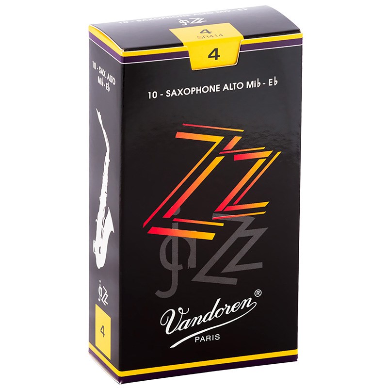 楽器種別：新品VANDOREN/サックス用リード 商品一覧＞＞VANDOREN/新品 商品一覧＞＞管楽器・吹奏楽器【〜5，000円】 商品一覧＞＞サックス用アクセサリ/リード/VANDOREN 商品一覧＞＞サックス買うなら、当店で！専門のスタッフが丁寧に検品・調整しているので安心です！VANDOREN 《硬さ：4》アルトサックス用リード バンドレン ZZ(ジージー) 【宅配便発送】【正規輸入品】【春得セール】商品説明//バンドレン アルトサックス用リード ZZ//バンドレンの中でも柔らかめのリードです。リード全体が柔軟に振動し、吹き易い上に、程よく芯があるので音がしっかりしてます。ジャズ向きに作られたリードですが、柔軟なリードなので様々なジャンルの方がご愛用中！柔らかめのリードが好きで、でも音がしっかり鳴るリードをお探しの方は是非お試しください。商品詳細■仕様・アメリカンカット・10枚入り■硬さ・4※バリエーション：2 / 2-1/2 / 3 / 3-1/2 / 4イケベカテゴリ_管楽器・吹奏楽器_サックス用アクセサリ_リード_VANDOREN_サックス用リード_新品 SW_VANDOREN_新品 JAN:0008576130718 登録日:2023/12/18 バンドーレン リード サックス