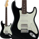 楽器種別：新品エレキギター/Fender Made in Japan 商品一覧＞＞エレキギター/Fender Made in Japan/Hybrid II Stratocaster 商品一覧＞＞エレキギター【85，000円〜170，000円】 商品一覧＞＞当店のギターは、出荷前に専門スタッフが検品・調整しているので安心です！Fender Made in Japan 2024 Collection Hybrid II Stratocaster HSS (Black/Rosewood)商品説明2024 Collection Hybrid II SeriesMade in Japan Hybrid IIは、ヴィンテージなルックスはそのままに、プレイヤーや音楽のジャンルを選ばないオールマイティーなモダンスペックを盛り込んだ、まさに「ハイブリッド」と呼ぶにふさわしいシリーズです。 リズム/リード問わず、どのギタリストやベーシストにもフィットする演奏性と楽器のトーンを兼ね備えた製品を、世界的にファンの多いMade in Japanで実現しました。Hybrid II Stratocaster HSSは、Hybrid II Custom Voiced Single Coilピックアップとのバランスを重視した、パンチのあるハムバッキングサウンドからコイルスプリットをすることで歯切れの良いシングルコイルのカッティングサウンドまでをカバーする新設計のHybrid II Custom Voiced Humbuckingピックアップを装備し、ヴィンテージスタイルサドル付きの2点支持トレモロシステムを搭載。ヴィンテージロッキングチューナー、Modern Cシェイプにサテンフィニッシュのネック、9.5インチラジアスの指板とナロートールフレットがスムーズなプレイヤビリティを提供します。※画像はサンプルです。製品の特性上、杢目、色合は個体ごとに異なります。商品詳細Body Material: AlderBody Finish: Gloss PolyesterNeck: Maple， Modern CNeck Finish: Satin Urethane Finish on Back， Gloss Urethane Finish on FrontFingerboard: Maple or Rosewood， 9.5 (241 mm)Frets: 22， Narrow TallPosition Inlays: Black Dot (Maple)， White Dot (Rosewood)Nut (Material/Width): Bone， 1.650 (42 mm)Tuning Machines: Vintage-Style LockingScale Length: 25.5 (64.77 cm)Bridge: 2-Point Synchronized Tremolo with Vintage-Style Stamped Steel SaddlesPickguard: 3-Ply Eggshell or 3-Ply Mint GreenPickups: Hybrid II Custom Voiced Humbucking (Bridge)Hybrid II Custom Voiced Single Coil Stratocaster (Middle)Hybrid II Custom Voiced Single Coil Stratocaster (Neck)Pickup Switching: 5-Position Blade: Position 1. Bridge PickupPosition 2. Bridge and Middle PickupPosition 3. Middle PickupPosition 4. Middle and Neck PickupPosition 5. Neck PickupControls: Master Volume， Tone 1. (Neck/Middle Pickup)， Tone 2. (Bridge Pickup with Push/Pull Coil Split Feature)Control Knobs: EggshellHardware Finish: Nickel/ChromeStrings: Nickel Plated Steel (.009-.042 Gauges)Gig Bag付属イケベカテゴリ_ギター_エレキギター_Fender Made in Japan_Hybrid II Stratocaster_新品 JAN:0885978054190 登録日:2024/03/25 エレキギター フェンダー ふぇんだー フェンダージャパン フェンジャパ フェンダーJ ストラト ストラトキャスター