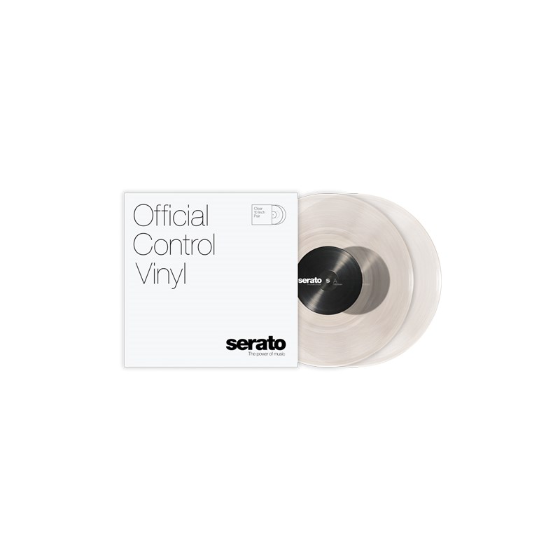 serato 10 Control Vinyl [Clear] 2枚組 セラート コントロールバイナル SCV-PS-CLE-10 【10インチ盤2枚セット】