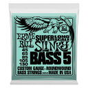 楽器種別：新品ベース弦/ERNIE BALL 商品一覧＞＞ベース弦【〜10，000円】 商品一覧＞＞品揃え豊富な当店なら弦、パーツ、ケーブルなどのアクセサリーがまとめて揃います！ERNIE BALL 2850 Super Long Scale Slinky Bass 5-string商品説明Super Long Scale Slinky Bass String世界中のベーシストに愛用されているスリンキー・ベース・シリーズに、35インチ(約889mm)スーパー・ロング・スケールに対応した、スーパー・ロング・スケール・ベース弦がラインナップされました。スーパー・ロング・スケール・ベース以外でも、変形ベースやブリッジの仕様などによってもう少し弦が長ければといったベースにも最適な弦です。弦の仕様はスリンキー・ベース・シリーズ同様で、ハイからローエンドまでバランスとれたサウンドで人気のニッケル・ワウンドです。045-065-085-105-130＊御注文はゲージ毎に1セット単位にて承ります。イケベカテゴリ_弦・アクセサリー・パーツ類_ベース弦_ERNIE BALL_新品 JAN:0749699128502 登録日:2011/05/23 ベース弦 アーニーボール アニーボール