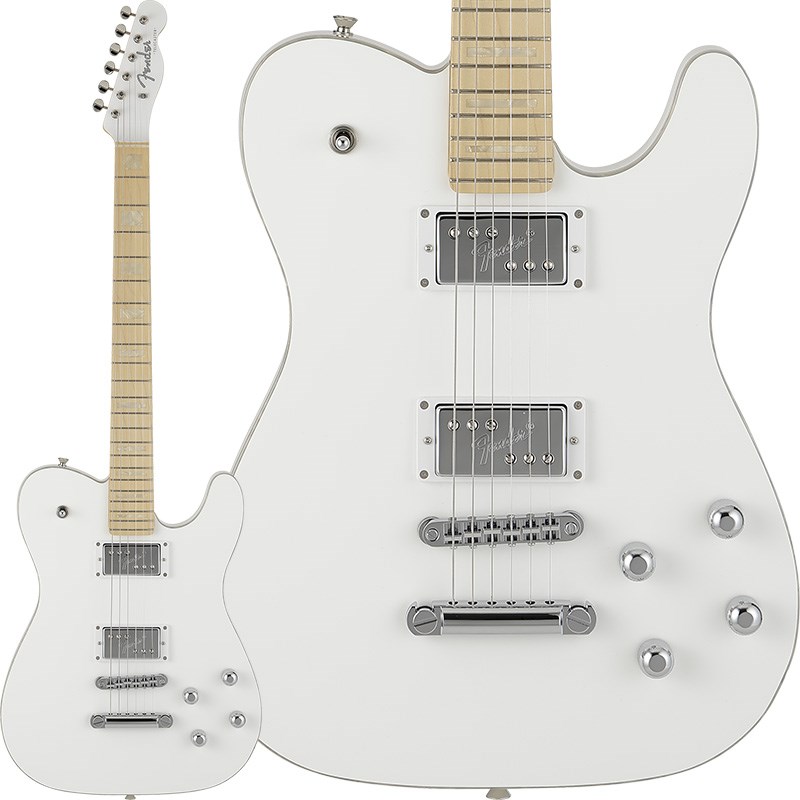 楽器種別：新品Fender Made in Japan/Artist 商品一覧＞＞Fender Made in Japan/新品 商品一覧＞＞エレキギター【120，000円〜230，000円】 商品一覧＞＞TLタイプ/Fender Made in Japan 商品一覧＞＞当店のギターは、出荷前に専門スタッフが検品・調整しているので安心です！Fender Made in Japan Haruna Telecaster Boost (Arctic White/Maple)商品説明SCANDAL HARUNA Signature Model2021年に結成15周年を迎え、数々のワールドツアーやアリーナ公演を成功させてきたSCANDALのボーカル・ギターHARUNAの最新モデル。 Arctic Whiteカラーにオリジナルのパールバインディングが施されたボディーは、シルバーでまとめられたハードウェアとマッチングヘッドが相まって美しい印象を与えます。サウンド面ではボディー材にマホガニーをセレクトし、Adjusto-Maticのブリッジ と二基のShawbuckerピックアップとの組み合わせがこれまでに無かったハードで太いサウンドを生み出します。またボディーバインディングと統一されたブロックインレイを施したメイプルネックにはサテンフィニッシュが採用され、スリムなネックグリップとVintageスタイルのフレットがスムーズな演奏性を実現します。BOOSTのネーミングの通り、ハードなナンバーはもちろん、バラードからポップなスタイルまでバラエティーに富んだSCANDALの楽曲に対応する為のHARUNAのこだわりが凝縮されたTelecasterに仕上がっています。※画像はサンプルです。製品の特性上、杢目、色合いは一本一本異なります。商品詳細Series: Made in Japan ArtistBody Material: MahoganyBody Finish: Gloss PolyesterNeck: Maple， C ShapeNeck Finish: Satin PolyurethaneFingerboard: Maple， 7.25 (184.1 mm)Frets: 22， Vintage StylePosition Inlays: White Pearloid Block (Maple)Nut (Material/Width): Bone， 1.650 (42 mm)Tuning Machines: Pure Vintage Single Line Fender DeluxeScale Length: 25.5 (648 mm)Bridge: 6-Saddle Vintage-Style Adjusto-Matic with Anchored-TailpiecePickguard: NonePickups:Shawbucker 2T (Bridge)Shawbucker 1T (Neck)Pickup Switching: 3-Position TogglePosition 1. Bridge PickupPosition 2. Bridge And Neck PickupsPosition 3. Neck PickupControls: Volume 1. (Neck Pickup)， Volume 2. (Bridge Pickup)， Tone 1. (Neck Pickup)， Tone 2. (Bridge Pickup)Control Knobs: Knurled DomeHardware Finish: Nickel/ChromeStrings: Nickel Plated Steel (.009-.042 Gauges)ギグバッグ付属イケベカテゴリ_エレキギター_TLタイプ_Fender Made in Japan_Artist_新品 SW_Fender Made in Japan_新品 JAN:0717669547943 登録日:2022/06/08 エレキギター フェンダー ふぇんだー フェンダージャパン フェンジャパ フェンダーJ