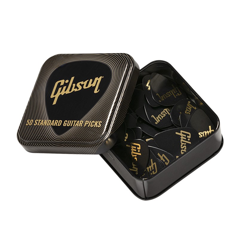 Gibson 【半期決算大セール】 Standard Pick Tin (Thin/50pcs) [APRGG50-74T] (New Design)