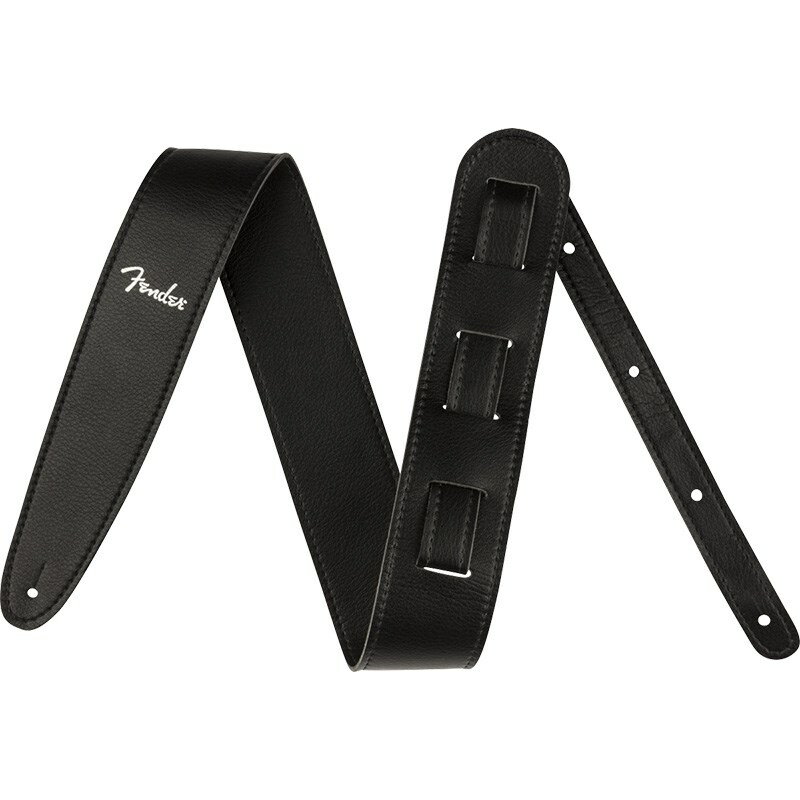Fender USA Vegan Leather Straps (Black) (#0990647000)