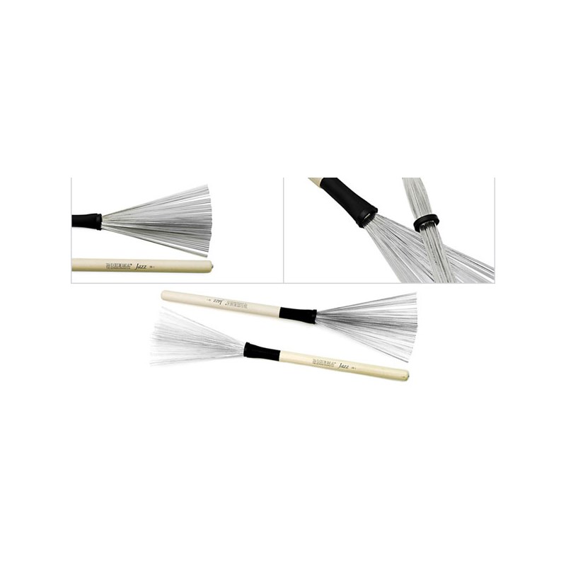 楽器種別：新品ROHEMA/新品 商品一覧＞＞ドラム【〜10，000円】 商品一覧＞＞スティック/ROHEMA 商品一覧＞＞安心してお買い物頂けるよう、スネアもシンバルも丁寧梱包でお届けします！ROHEMA Wood Handle Metal Brush [61394]商品説明【Made in Germany！上質な材を使用したブラシが入荷！】ROHEMA（ロヘマ）社は、1888年 ドイツ東部ザクセン州(旧東ドイツ)音楽の街として知られるマルクノイキルヒェンにて設立しました。 社名の由来は 創始者Robert Eduard Hellingerと設立地であるMarknuekirchenの頭文字をとって名付けら れました。創業当初はマレットやタクトを主に生産しておりましたが、今日は5代目となるMaik、Tobiasの両氏も入社し、創業120余年、当初と変わらぬ伝統を守り、門外不出の木工技術 を駆使してマレット、タクトはもちろんの事、 ドラムスティック、ハンドパーカッションなど幅広く生産しております。＜ヒッコリー材のハンドルにメタル・ブラシを装着したモデルです。ブラシ部分の開きを調整する、ラバーリングが装備されています。＞モデル：JB1 metal brushブラシ：メタルグリップ：ヒッコリーサイズ：14.5mm（口径）×350mm（長さ）イケベカテゴリ_ドラム_スティック_ROHEMA_新品 SW_ROHEMA_新品 JAN:4042241613942 登録日:2012/08/30 スティック ドラムスティック ロヘマ レーマ レーマー