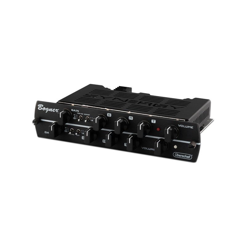 楽器種別：新品SYNERGY/新品 商品一覧＞＞ギターアンプ・ベースアンプ【45，000円〜90，000円】 商品一覧＞＞その他周辺機器/SYNERGY 商品一覧＞＞安心してお買い物頂けるよう、ミニアンプもコンボアンプも丁寧梱包でお届けします！SYNERGY Bogner UBERSCHALL - module（シナジー）商品説明Bognerはラインホルドボグナー氏によって築かれました。世界の幅広い著名ミュージシャンをバックアップしており、それは現在も進行中です。SYNERGY UBERSCHALLではオリジナルヘッドプリ機能をボグナー氏がさらに追求した機能を備えています。UBERSCHALLモジュールはBogner至上最もハイゲインなプリアンプです。REDチャンネルはモダンヘヴィネスやラウドミュージックに求められる切れのあるへヴィドライブなサウンドメイクが可能です。オリジナルにはない2種類のスイッチでさらなる音作りが可能です。スーパーハイゲインでも輪郭やレスポンスを失うことはありません。BLUEのクリーンチャンネルでは広いヘッドルームを設けよりクラシカルなトーンからエフェクターマッチングにも適した仕様になっています。Synergy Bogner UBERSCHALLモジュール：完全独立2CH（ Gain ， Volume ， 3Band EQ ，2 x 3ポジションPreEQスイッチ ， 2ポジションCUTスイッチ ， 2ポジションBOOSTスイッチ）　　仕様Tube Preamp moduleTube:12AX7 x2フロントパネルコントロール：2 x GAIN ， 2 x BASS ， 2 x MID ， 2 x TREBLE ， 2 x VOLUME ， 2 x 3position- PreEQ switches ， 2 x 2position-CUT switche ， 2 x 2position-BOOST switche外寸：5.5″ x 7″ x 1.5″　　　14.0cm x 17.8cm x 3.8cm /(LxWxH)重量：1 lbs. / 0.45kgイケベカテゴリ_ギターアンプ・ベースアンプ_その他周辺機器_SYNERGY_新品 SW_SYNERGY_新品 JAN:0763815131566 登録日:2020/06/10 ギターアンプ シナジー