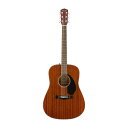 楽器種別：新品アコースティックギター/Fender Acoustics 商品一覧＞＞アコースティックギター/Fender Acoustics/Classic Design 商品一覧＞＞アコースティックギター【20，000円〜40，000円】 商品一覧＞＞アコギ買うなら、当店で！出荷前の検品・調整はもちろん、丁寧梱包でお届けします！Fender Acoustics CD-60S DREADNOUGHT， ALL-MAHOGANY商品説明Fender Acoustic Classic DesignCD-60S All-Mahoganyは、オールマホガニーならではの甘くオーガニックなトーンを提供します。深みのあるサウンドと卓越したプレイヤビリティを両立したドレッドノートボディ、快適さを重視した「Easy-To-Play」ネック形状、オープンポア仕上げの単板マホガニートップ、マホガニーバック＆サイドといった贅沢な特徴をフィーチャーし、幅広い場でクラシックなフェンダートーンとプレイヤビリティを提供します。※画像はサンプルのため、木目、色合いは異なります。商品詳細Body Back : MahoganyBody Sides : MahoganyBody Top : Solid MahoganyBody Finish : GlossBody Shape : DreadnoughtBody Binding : MultipleBracing : Quartersawn Scalloped XRosette : CD Series PearloidNeck Material : MahoganyNeck Binding : 1-Ply BlackNeck Finish : GlossNeck Shape : Fender 'Easy-to-Play' shape with rolled fretboard edgesScale Length : 25.3 (643 mm)Fingerboard Material : WalnutFingerboard Radius : 12 (305 mm)Number of Frets : 20Fret Size : VintageNut Material : Creme PlasticNut Width : 1.69 (43 mm)Position Inlays : 3mm Pearloid DotTruss Rod : Dual-ActionBridge : RosewoodBridge Pins : White with Black DotsHardware Finish : ChromeTuning Machines : Chrome Die-CastPickguard : Blackソフトケース付属イケベカテゴリ_アコースティック／エレアコギター_アコースティックギター_Fender Acoustics_Classic Design_新品 JAN:0885978875740 登録日:2022/03/20 アコースティックギター アコギ フェンダー ふぇんだー