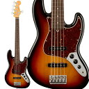 あす楽 Fender USA American Professional II Jazz Bass V (3-Color Sunburst/Rosewood) 