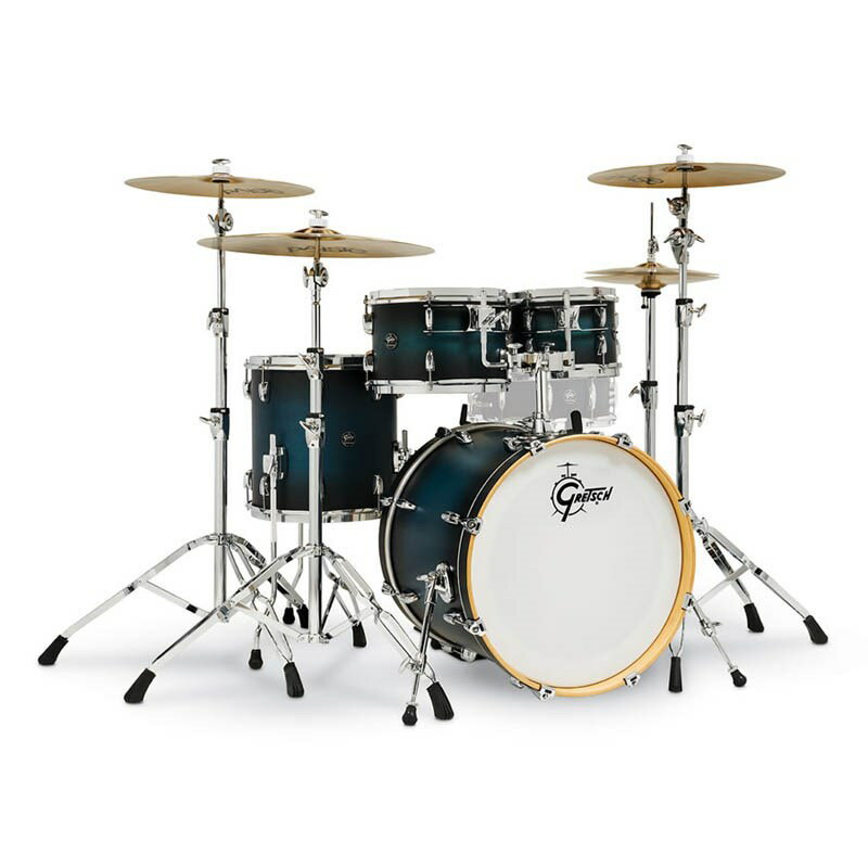 GRETSCH RN2-E604-SABB [Renown Series 4pc Drum Kit / BD20CFT14CTT10&12 / Satin Antique Blue Burst Lacquer] y񂹕iz