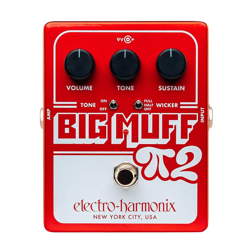 楽器種別：新品Electro Harmonix/新品 商品一覧＞＞エフェクター【10，000円〜30，000円】 商品一覧＞＞ギター用エフェクター/歪み系/ファズ/Electro Harmonix 商品一覧＞＞安心してお買い物頂けるよう、コンパクトもマルチも丁寧梱包でお届けします！Electro Harmonix 【先取り大特価セール】Big Muff Pi 2 with Tone Wicker商品説明BIG MUFF PI 2 with TONE WICKER Dual Op-Amp Fuzz失われた回路にさらなる音作りの幅を追加特徴的なクランチとミッドが前に出るサウンドを持つBig Muff 2は、1970年代の失われたOp-Amp Big Muff回路をベースにしたモデルです。さらにTone Wicker仕様では、お気に入りの機能を2つ追加し、サウンドの可能性を拡張。より広がった高域とフルレンジのファズにより、これまでにない個性的なMuffトーンを実現します。オリジナルのBig Muff Pi 2回路を基に設計されており、伸びやかなサステインと豊富なゲインを備えながら、従来のBig Muff Piとは一線を画す独自のキャラクターを備えています。操作はおなじみのVOL／TONE／SUSTAINに加え、TONEスイッチとWICKERスイッチを搭載。TONEスイッチをオフにするとトーン回路が完全にバイパスされ、フルレンジのディストーションが得られます。3ポジションのWICKERスイッチは高域フィルターを開放し、より明るくクリアなトップエンドを2段階で追加可能。特にTONEノブを低めに設定した際に効果的です。また、フットスイッチはラッチ／モーメンタリー両対応。通常はクリックでオン／オフを切り替え、長押しすることで一時的なファズバーストも可能です。・2基のデュアル・オペアンプを採用した独自Big Muff Pi回路・VOL、TONE、SUSTAINコントロール・TONEバイパススイッチによりフルレンジ・ファズが可能・WICKERスイッチで高域の明瞭さを2段階で追加「このクリーミーなファズは、1970年代の長らく失われていたデュアル・オペアンプ・ゲイン回路を採用しています！」Mike Matthewsイケベカテゴリ_エフェクター_ギター用エフェクター_歪み系_ファズ_Electro Harmonix_新品 SW_Electro Harmonix_新品 JAN:0683274012735 登録日:2026/05/20 エフェクター コンパクトエフェクター ストンプボックス エレハモ エレクトロハーモニクス エレクトロハーモニックス
