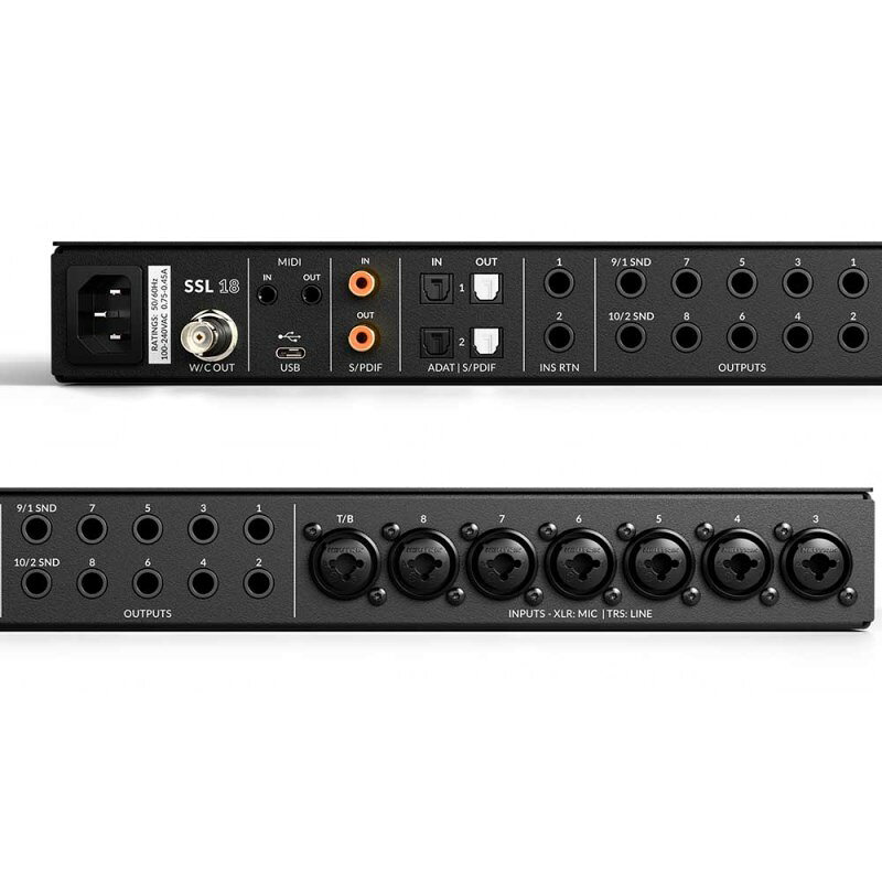 SSL(Solid State Logic) SSL18 (26in28out USB オーディオインターフェイス)(エスエスエル)(DTM)(SSL 18)