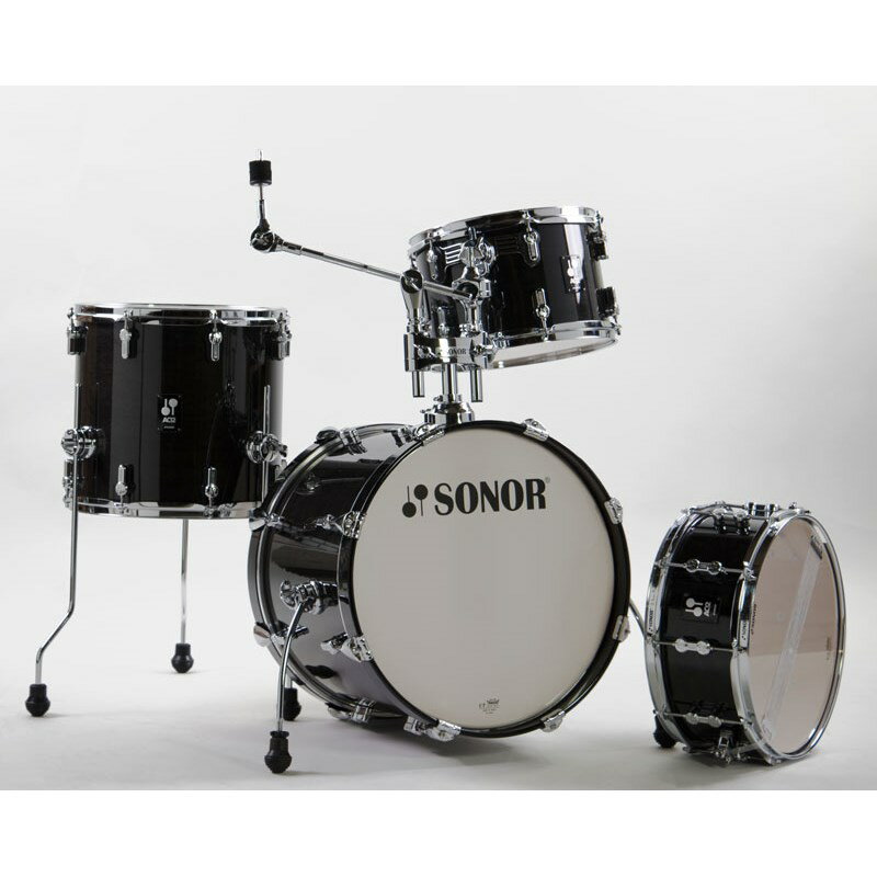 SONOR SN-AQ2BOP #TSB [AQ2 BOP Shell Set / Transparent Stain Black] 【シンバル、ハードウェア別売】