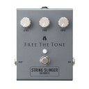 楽器種別：新品コンパクトエフェクター/Free The Tone 商品一覧＞＞コンパクトエフェクター【20，000円〜50，000円】 商品一覧＞＞安心してお買い物頂けるよう、コンパクトもマルチも丁寧梱包でお届けします！Free The Tone STRING SLINGER / SS-1V（OVERDRIVE）商品説明圧倒的なダイナミックレンジ、煌く倍音、伸びやかなサスティーン、音の速さを持ちつつもファットなトーン、そして一番大事な事は、「濁りのないクリーンなドライブサウンド」。これらのすべてを具現化すべく、電気回路や電気パーツは勿論のこと、ケース・ノブの材質、質量、磁界等、音に関係するあらゆる要素を徹底的に検証し、試作を何度も繰り返しながら、数年の歳月をかけて完成したのが「STRING SLINGER」と「FIRE MIST」です。理想のドライブサウンドといえば、往年のBlack Face期に象徴されるアメリカンブルースサウンド、そしてもう一つは、黄金のプレキシパネルに代表されるブリティッシュロックサウンドのふたつが想起されます。「STRING SLINGER」はその理想のアメリカンブルースサウンドを再現しました。適度なコンプレッション感をもち、粘りのあるクリーン〜クランチサウンドは、極上のアメリカンブルースサウンドを生み出します。「STRING SLINGER」を弾いた瞬間に「アンプライク」という言葉の本当の意味をあなたは体感するでしょう。＜特徴＞＊NEW HTS(Holistic Tonal Solution) 回路:「Integrated Series」シリーズでは、新たにサウンドデザインを行ったHTS(Holistic Tonal Solution) 回路を搭載しています。従来のバッファー回路とは異なり、ギターとアンプの持つサウンド特性を極限まで引出しながらインピーダンス変換を行い、「サウンド」と「低ノイズ」を両立しています。＊FREE THE TONEカスタムノブ：各コントロールに使用されている半固定抵抗のシャフトやワイパー部の振動を抑え、サウンドに悪影響を及ぼす倍音成分を抑制する為に、真鍮削り出しのFREE THE TONEカスタムノブを開発。理想のサウンドを得るためにサウンドテストを繰り返し、ノブの直径や重量を決定しました。濁りの少ない、「歪んでいるが濁りのない」クリーンなオーバードライブを生み出します。＊サウンド・ケーシング・デザイン：筐体の縦・横・高さ、板厚、全てがオーバードライブのサウンドに影響します。「Integrated Series」シリーズでは、理想のサウンドに適した、全ての寸法を割り出し、ケースサイズを決定しています。また、重量においてもサウンドを重視した適切な重さに設計されています。＊ICトーンプレート：ICの上部に金属板を被せ、防振、及びシールディングを同時に行うフリーザトーン独自のプレートです。ICの特性を最大限に活かし、且つノイズを極力混入させないようシールディングを行います。＊パッシブトーン回路：トーン回路はギター信号の位相ズレを最小限に抑えたパッシブ回路を採用しました。主な仕様入力インピーダンス：1MΩ以上出力負荷インピーダンス：10kΩ以上コントロール：LEVEL、TONE、DRIVE端子：1/4インチ標準フォーン・ジャック×2(入力、出力)、DC9V入力ジャック(ACアダプター接続用)電源：DC9V 電池(9V形006P型)、ACアダプター消費電流：約10mAサイズ：98(W)×120(D)×51(H)mm (フットスイッチやジャック等の突起物含む)重量：約640g(付属品を含まず)付属品：保証書、取扱説明書、電池(9V形006P型)、ゴム足×4個イケベカテゴリ_エフェクター_コンパクトエフェクター_Free The Tone_新品 JAN:4560434321110 登録日:2018/04/23 エフェクター コンパクトエフェクター ストンプボックス フリーザトーン