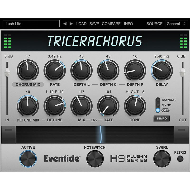 Eventide TriceraChorus(プラグインソフトウェア)(オンライン納品)(代引不可)