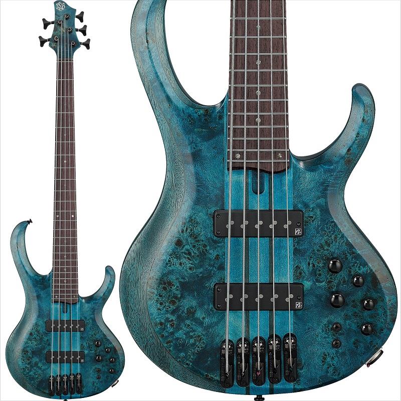 楽器種別：新品Ibanez/BTB (Boutique Bass) 商品一覧＞＞Ibanez/新品 商品一覧＞＞ベース【120，000円〜225，000円】 商品一覧＞＞エレキベース/多弦ベース/Ibanez 商品一覧＞＞当店のベースは、出荷前に専門スタッフが検品・調整しているので安心です！Ibanez 【入荷待ち、ご予約受付中】 BTB945-COL [SPOT MODEL]商品説明BTB Standard際立つ個性と定評のサウンドが調和するBTB5弦モデルが登場！ハイスペックであると共に、プレイヤーの感性を刺激する表現力を備えたベース、それがIbanezのBTB Boutique Bass。 SRシリーズ同様にIbanezを代表する歴史あるベースの一つです。 深いカッタウェイ形状とスルーネック構造は優れたプレイアビリティとサステインをもたらし、選び抜かれた木材と各弦独立構造ブリッジが、Boutiqueの名を体現する装いと豊かなトーンとを約束します。■5pcメイプル材&ウォルナット材ネック（グラファイト・レインフォースメント・ロッド装備）クリアな音像とアタックに富むメイプル材と硬質なウォルナット材とを組み合わせた5pcネック。ネック内部に装備したグラファイト・ロッドによって剛性を強化しています。ネックバックはボディと共色で着色しています。■ローズウッド材指板（w/ミディアム・ステンレス・フレット）指板材としてもっともポピュラーな材料で、バランスの良いサウンドが特長のローズウッド材を採用しています。フレットはブライトな音質と高い耐久性が特徴のステンレス・フレットです。■ネックスルー構造、ポプラ・バール/オコウメ/アッシュ材の積層ウイング・ボディスルーネック構造がもたらすロング・サスティーンと豊かなレゾナンス、そしてネック・バックのシームレスな演奏感はBTBの最大の特長と言えるでしょう。個性が1本1本異なるポプラ・バール材をTOPに、さらにオコウメ材とアッシュ材を積層状に貼り合わせたウイング・ボディです。■Nordstrand BigSingleピックアップシングルコイル・ピックアップならではの明瞭さと力強くアグレッシブなサウンドを特徴とする、Nordstrand Big Singleピックアップを搭載しています。■Ibanez Custom Electronics 3-band EQ w/EQ bypass switch & Mid frequency\ switchワイドレンジ&低ノイズのアクティブ・サウンドを生み出すイコライザーです。スイッチの切り替えにより、ベースサウンドの要である中音域の周波数帯を250Hz、450Hz、700Hzに切り替えることが可能です。さらにEQバイパス・スイッチを装備しており、パッシブ・ベースとしても使用可能です。（バイパス時：Trebleノブでトーンコントロール）■MR5Sブリッジ弦間ピッチ・アジャスト機構を搭載した、MR5S（モノレール）ブリッジを採用しています。各弦が独立したブリッジで、弦振動をダイレクトにボディへと伝えます。また、サドルが左右方向に±1.5mm動かすことができ、弦と弦とのスペース（弦間ピッチ）を可動範囲内で任意にアジャスト可能です。※画像はサンプルです。製品の特性上、杢目・色合いは1本1本異なります。商品詳細Neck type: BTB5 5pc Maple/Walnut w/Graphite reinforcement rods， Neck-throughBody: Poplar Burl top， Okoume/Ash wing bodyFretboard: Rosewood fretboard / Abalone dot inlayFret: Medium Stainless SteelfretsBridge: MR5S bridge， (19mm string spacing)Neck pickup: Nordstrand Big Single neck pickupBridge pickup: Nordstrand Big Single bridge pickupEqualiser: Ibanez Custom Electronics 3-band EQ w/ EQ bypass switch (passive tone control on treble pot) & 3-way Mid frequency switchHardwarecolor: BlackStrings gauge: .045/.065/.080/.100/.130 (D‘Addario NYXL45130SL)ソフトケース付属イケベカテゴリ_ベース_エレキベース_多弦ベース_Ibanez_BTB (Boutique Bass)_新品 SW_Ibanez_新品 JAN:4549763366597 登録日:2025/08/19 エレキベース アイバニーズ イバニーズ