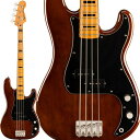 楽器種別：新品エレキベース/Squier by Fender 商品一覧＞＞エレキベース【35，000円〜75，000円】 商品一覧＞＞当店のベースは、出荷前に専門スタッフが検品・調整しているので安心です！Squier by Fender Classic Vibe '70s Precision Bass (Walnut/Maple)商品説明Classic Vibe ‘70s Precision Bassは、70年代のPrecision Bassの進化を讃えるモデルです。フェンダーが開発したアルニコスプリットコイルピックアップを搭載し、オーセンティックなPrecision Bassトーンを奏でます。ナロートールフレットを装備した9.5インチラジアス指板のCネックシェイプ、ヴィンテージスタイルブリッジなど、本格的なPrecision Bassのプレイアビリティをお楽しみいただけます。ヘッドやネックは70年代のPrecision Bassにインスパイアされた仕上げとなっており、威厳と風格に満ちています。※画像はサンプルです。製品の特性上、杢目・色合いは1本1本異なります。商品詳細BODY■Body Material: Nyatoh■Body Shape: Precision Bass■Body Finish:Gloss PolyurethaneELECTRONICS■Neck Pickup: Fender Designed Alnico Split Single-Coil■Controls: Master Volume， Master Tone■Configuration: Split Single CoilHARDWARE■Bridge: 4-Saddle Vintage-Style■Hardware Finish: Nickel■Tuning Machines: Vintage-Style■Pickguard: 3-Ply Black■Control Knobs: Knurled Flat-Top■Neck Plate: 4-Bolt SquierMISCELLANEOUS■Strings: Nickel Plated Steel (.045-.105 Gauges)NECK■Neck Material: Maple■Neck Binding: Black■Neck Finish: Tinted Gloss Urethane■Neck Shape: C Shape■Scale Length: 34 (86.36 cm)■Fingerboard Material: Maple■Fingerboard Radius: 9.5 (241 mm)■Number of Frets: 20■Fret Size: Narrow Tall■Nut Material: Bone■Nut Width: 1.685 (42.8 mm)■Position Inlays: Black Block■Truss Rod: Head Adjustソフトケース付属イケベカテゴリ_ベース_エレキベース_Squier by Fender_新品 JAN:0885978064656 登録日:2021/10/17 エレキベース スクワイアー スクワイヤー スクワイア スクワイヤー フェンダー