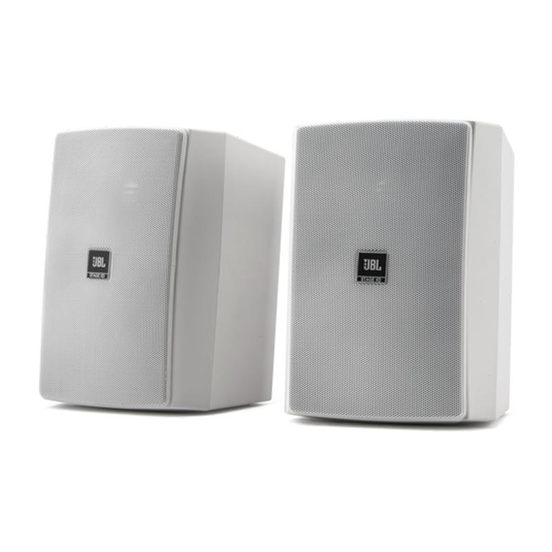 楽器種別：新品JBL/新品 商品一覧＞＞レコーディング【30，000円〜60，000円】 商品一覧＞＞モニタースピーカー/モニタースピーカー/JBL 商品一覧＞＞パワーレックは、専門スタッフに気軽に相談できる渋谷発のDTM・レコーディング機材専門フロアです。JBL Stage XD-5 (ホワイト)(ペア)(ジェイビーエル)(スピーカー)(屋外可能)(壁掛け可)(IPS67等級防水・防塵)(XD5WHT)【国内正規品・1年保証】商品説明【製品の特長】Stage XD-5は、5.25インチ（130mm）ポリプロピレン・グラファイト充填コーンウーファーと、音響レンズおよびHDI(TM)ウェーブガイドを備えた1インチ（25mm）アルミニウムツイーターを搭載した全天候型スピーカーで、天候からの保護が必要な屋外での使用に最適です。スタイリッシュなデザインと柔軟な取り付けにより、屋内でも様々な用途で活躍します。音響レンズツイーターや特許取得済みの高解像度イメージング（HDItm）ウェーブガイド形状などの要素が設計に組み込まれており、クリアで正確なサウンドを実現します。●IP67等級の高い防水・防塵性能を実現　 軒先での使用も可能●HDI（High Definition Imaging）ウェーブガイド搭載で滑らかな拡散と低歪みを実現●ボールマウント式・壁掛け用金具同梱により、室内はもちろんのこと屋外の壁面に自由な角度で設置が可能●13cm径・ポリセルロース・コーン採用●マグネットキャッチャー採用のベゼルレスデザイングリル●回転可能なローテーション機構採用ロゴバッジを採用・縦向き・横向きどちらにも対応【製品の仕様】仕様一覧スピーカー形式2ウェイ・全天候型オーディオ仕様スピーカー構成130mmポリセルロースコーン・ウーファー、HDIウェーブガイド付 25mm径アルミニウム・ドームツイーター推奨アンプ出力20〜100W（RMS）インピーダンス}6Ω出力音圧レベル86dB (2.83V/1m)周波数特性75Hz〜25kHz（-6dB）クロスオーバー周波数2.5kHz防水・防塵仕様IP67サイズ外形寸法（幅 x 高さ x 奥行）182.1×249.9×161.8(グリル含む)mm重量（1単位）5 kg（グリル含む）■同梱物XD5本体（2個1組）、スピーカーグリル、壁取付用ブラケット、ゴム足、グリル取り外しツール、クイックスタートガイド（多言語）※ご購入いただいた製品を長く安心してご利用いただくため、 JBL国内サイトでの製品登録（無料）をおすすめしています。※詳細な製品仕様はメーカーサイトをご確認お願い致します。※ご使用前にご利用環境や動作状況などを予めご確認の上、ご購入をお願い致します。※商品の仕様、価格並びに付属品などは予告なく変更することがあります。#ジェービーエル#ジェイビーエルイケベカテゴリ_レコーディング_モニタースピーカー_モニタースピーカー_JBL_新品 SW_JBL_新品 JAN:4968929216291 登録日:2026/07/14 モニタースピーカー スタジオモニター