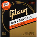 あす楽 Gibson Flatwound Electric Guitar Strings (Ultra Light/11-50) 