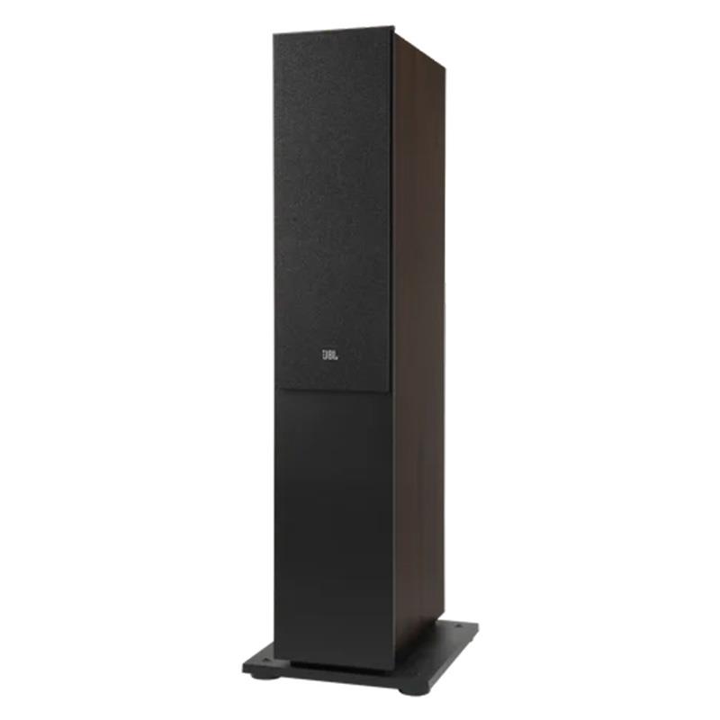 楽器種別：新品JBL/新品 商品一覧＞＞レコーディング【40，000円〜85，000円】 商品一覧＞＞モニタースピーカー/モニタースピーカー/JBL 商品一覧＞＞パワーレックは、専門スタッフに気軽に相談できる渋谷発のDTM・レコーディング機材専門フロアです。JBL Stage 260F (ブラック)(1本)(フロア型スピーカー)(ジェイビーエル)(Stageシリーズ)(ホームオーディオ)(アルミニウムドームツイーター)(260FBLK)【国内正規品・1年保証】商品説明【製品の特長】世界的に知られた当社施設アコースティック・エンジニアリング・センター・オブ・エクセレンス（カリフォルニア州ノースリッジ）で設計された Stage 260FはJBL Stage シリーズでは中型サイズのフロア型スピーカーです。当フロア型スピーカーは、特許取得済み次世代型ハイディフィニション・イメージング（HDI）ウェーブガイド、1インチ（25mm）のアノダイズド・アルミニウム・ドームツイーター、および6.5インチ（165mm）のポリセルロース・リブドコーン・ウーファーを備えた2.5ウェイデザインとしており、JBLならではの深い低音を実現します。●2×6.5インチ（165mm）ポリセルロース・リブドコーン・ウーファー260Fは、ポリセルロース・リブドコーン・ウーファーを搭載しています。当ピュアパルプコーンは、剛性を向上させるために他の素材を独自に組み合わせており、縁のデザインは伝説的なJBLデザインを反映しています。これらのウーファーが生み出す低音は、深く、正確で、部屋を包み込みます。●次世代型HDIウェーブガイド搭載1インチ（25mm）径アノダイズド・アルミニウム・ドームツイーターこれまで積み重ねたウェーブガイドの設計・研究を通し、JBLは指向性の改善、回折の低減、軸上および軸外でのニュートラルな周波数特性を実現する、複雑かつ特徴的な形状を開発しました。Stage 2のHDIホーンは、アノダイズド・アルミニウム・ドームツイーターと組み合わせることで、効率性とダイナミクスを高めます。●240H Atmosモジュールに対応260Fは240Hと完璧に組み合わさり、あなたのシステムにDolby Atmosが加わることで、さらにリスニング体験が充実します。専用のAtmos 5ウェイ・スピーカー端子によりケーブルが隠れ、シームレスな外観を作り出します。●高精度2.5ウェイ・クロスオーバー260Fフロア型モデルの特徴は独自の2.5ウェイ・クロスオーバーデザインです。このユニークなデザインは、ツイーターの出力の真下にトップ・ウーファーをクロスオーバーさせ、もう一方のウーファーは低い周波数でクロスオーバーさせます。これによりダイナミックな中音域が生み出されると同時に、両方のウーファーが可能な限り深くパワフルな低音を広げます。これにより、しっかりしたローエンドで安定したバランス感のあるサウンドが得られるので、聴覚だけでなく身体でも体感できます。 Stage 2シリーズのクロスオーバーには、プレミアムコンポーネントが使用されています。高音域セクションは、歪みを軽減し音響性能を向上させるエアコアインダクタとマイラーコンデンサを備えています。低音域セクションは、積層コアインダクターおよび電解コンデンサを備えています。これらのプレミアム材料は、より多くの電力を処理し、エネルギーをより速く送信するため、システム性能が向上します。●マグネット付きグリルStage 2では、磁気的に取り付けられたグリル、独自のトリムリング、フローティングフロントバッフルデザインなど、ライン全体にプレミアムなディテールを秘めています。同価格帯のスピーカーにはあまり見られない高級さです。●フレアー付一体型デュアルポート リアバスレフ方式260Fにはフレアー付一体型デュアルポートが搭載されています。この新しいフレア設計により、スピーカーキャビネットから出る際の空気の速度が低下し、出力の詰まりや色付けがなくなります。●5ウェイ・スピーカー端子頑丈な5ウェイ・スピーカー端子により、リスナーは高品質な接続を選択できます。●統合されたワイヤー管理を備えた専用のATMOS5ウェイ・スピーカー端子260Fは、スピーカーの上部および下部に専用のAtmos5ウェイ・スピーカー端子があり。この独自のデザインによりケーブルが隠れるため、すっきりとした外観になります。Atmosターミナルを使用しない場合は、カバーを付けることができます。【製品の仕様】仕様一覧タイプフロア型スピーカーシステム低音域ドライバ2×6.5 インチ (165mm) ポリセルロース・リブドコーン・ウーファー高音域ドライバ1インチ（25mm）アノダイズド・アルミニウムウェーブガイド次世代HDI推奨アンプ出力20〜225W周波数特性 ±6dB40Hz〜25kHz感度 @ 1M、 2.83V90dB公称インピーダンス6Ωクロスオーバー周波数1.3kHz／1.7Khzエンクロージャチューニングフレアー付一体型デュアルポート リアバスレフ方式仕上げエスプレッソサイズ寸法（H×W×D）1036mm×310mm×381mmベースなしの寸法（H×W×D）1036mm×200mm×354mm製品重量19.5kg輸送重量24.1kg出荷数量単位1台■同梱物260F×1台座×1取り付けねじ×4フロアスパイク×4ツール×1スピーカーグリル×1安全シート×1クイックスタートガイド×1※ご購入いただいた製品を長く安心してご利用いただくため、 JBL国内サイトでの製品登録（無料）をおすすめしています。※詳細な製品仕様はメーカーサイトをご確認お願い致します。※ご使用前にご利用環境や動作状況などを予めご確認の上、ご購入をお願い致します。※商品の仕様、価格並びに付属品などは予告なく変更することがあります。#ジェービーエル#ジェイビーエルイケベカテゴリ_レコーディング_モニタースピーカー_モニタースピーカー_JBL_新品 SW_JBL_新品 JAN:4968929221912 登録日:2026/07/14 モニタースピーカー スタジオモニター