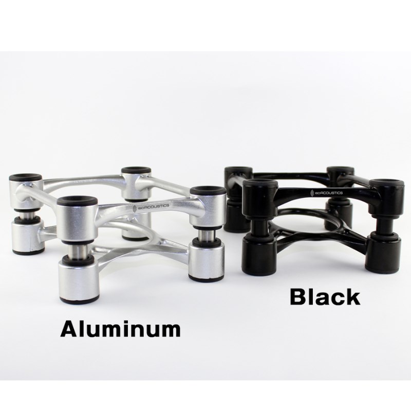 楽器種別：新品ISO ACOUSTICS/新品 商品一覧＞＞レコーディング【20，000円〜45，000円】 商品一覧＞＞モニタースピーカー/スピーカースタンド/ISO ACOUSTICS 商品一覧＞＞パワーレックは、専門スタッフに気軽に相談できる渋谷発のDTM・レコーディング機材専門フロアです。ISO ACOUSTICS Aperta Black (ペア)(ブラック)(アイソアコースティックス)(インシュレーター)(アイソレーター)(スピーカースタンド)(ISO-APRT-2-B)商品説明【製品の特長】★Aperta は、IsoAcoustics の特許(US Patent No. 9，920，811)取得済み方向性アイソレーション技術をデスクトップ環境向けに最適化。アルミニウム構造体の内部に組み込まれたアイソレーターが、設置面からの不要なエネルギー反射を効果的に低減します。独自の角度調整メカニズムにより、リスニングポジションに合わせた ±6.5度の仰角調整が可能。音軸をリスナーの耳の高さに正確に合わせることで、周波数特性とサウンドステージを最適化します。【製品の仕様】最大耐荷重Aperta: 15.9 kg / 1台Aperta 200: 34 kg / 1台Aperta 300: 27.2 kg / 1台数量Aperta: 2個 (ペア)Aperta 200: 2個 (ペア)Aperta 300: 1個（単品）サイズ (幅 x 奥行 x 高さ)Aperta: 155 x 190 x 76 mmAperta 200: 200 x 255 x 90 mmAperta 300: 300 x 200 x 75 mm構造 アルミニウム角度調整 ±6.5度カラー ブラック / シルバーイケベカテゴリ_レコーディング_モニタースピーカー_スピーカースタンド_ISO ACOUSTICS_新品 SW_ISO ACOUSTICS_新品 JAN:0810514000058 登録日:2015/03/05 オーディオ機器