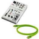 YAMAHA AG03MK2 W + OYAIDE製高品質USBケーブルセット (ヤマハ)(USBミキサー)(配信用インターフェース)(Type C to C ...