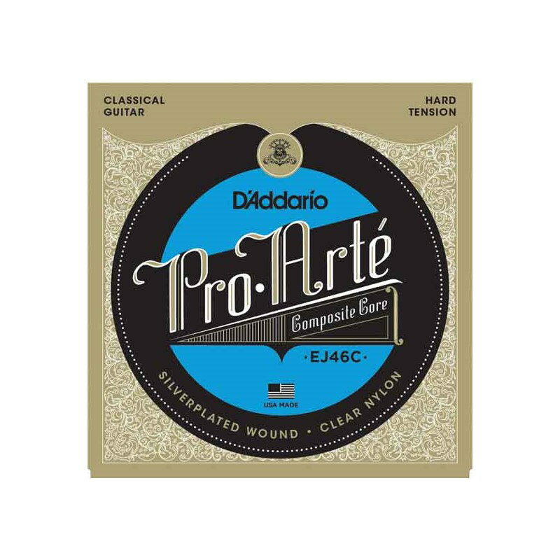 D’Addario Pro-Arte Composite Classical Guitar Nylon Strings [EJ46C Hard Tension]