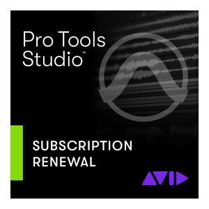 AVID Pro Tools Studio 年間サブスクリプション(更新)(9938-30003-50)(オンライン納品)(代引不可)販売