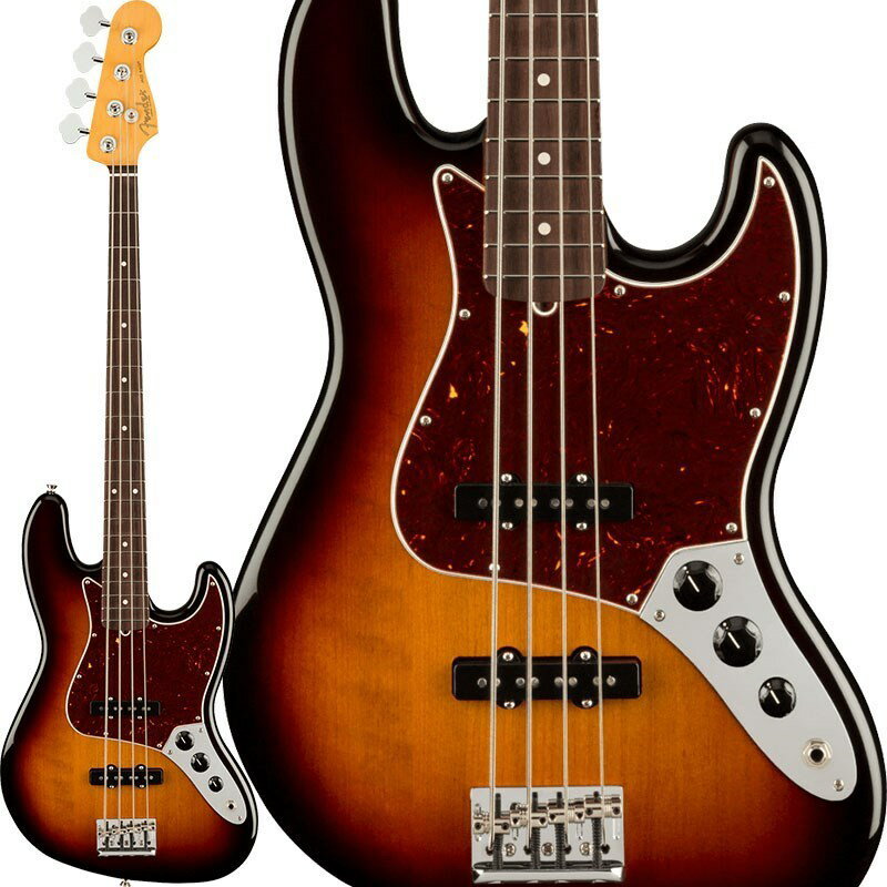 Fender USA American Professional II Jazz Bass (3-Color Sunburst/Rosewood) 【フェンダーB級特価】 【PREMIUM OUTLET SALE】