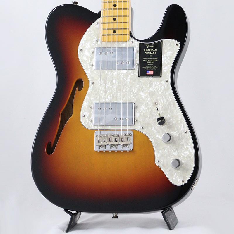 Fender USA American Vintage II 1972 Telecaster Thinline (3-Color Sunburst/Maple) 