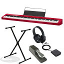 CASIO カシオ Privia PX-S1100RD+X型スタンド+ダンパーペダルセット【代引不可】【沖縄・離島送料別途見積】(電子ピアノ)(2)