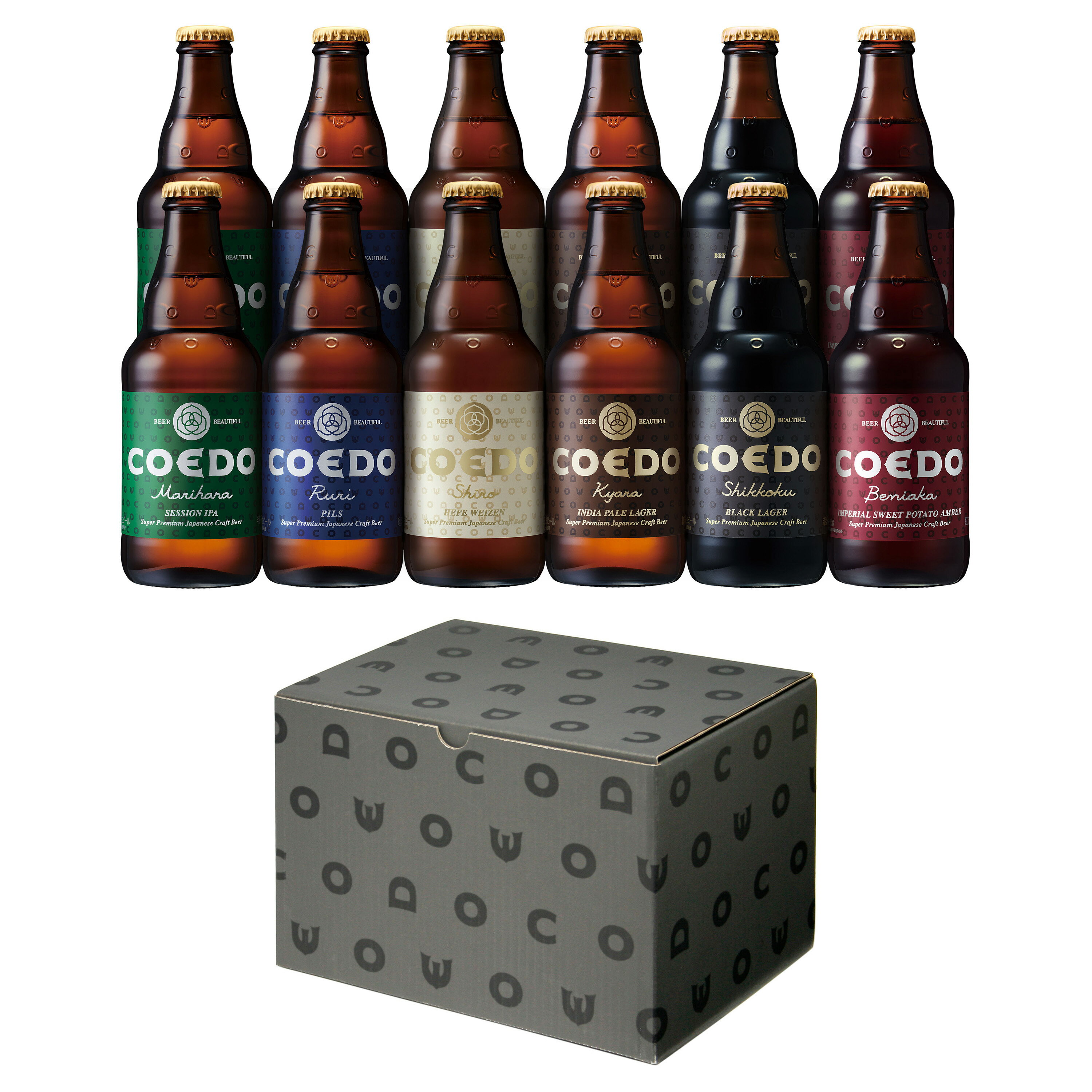 コエドビール　12本化粧箱　※化粧箱のみの価格です。