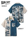 【送料無料!!】2025年 SUN SURF×伊藤若冲 SUN SURF SPECIAL EDITION "YOKAI" OPEN SHIRT MADE IN JAPAN サンサーフ スペシャルエディション "妖怪" レーヨン オープン シャツ 日本製 SS39534