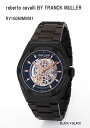 【送料無料】(国内正規品 メーカー保証2年)　 roberto cavalli BY FRANCK MULLER Men's Watch (ロベルト・カヴァリ バイ フランク・ミュラー) メンズ 男性　紳士 ウォッチ　手巻き 腕時計 スイス製　RV1G060M0081