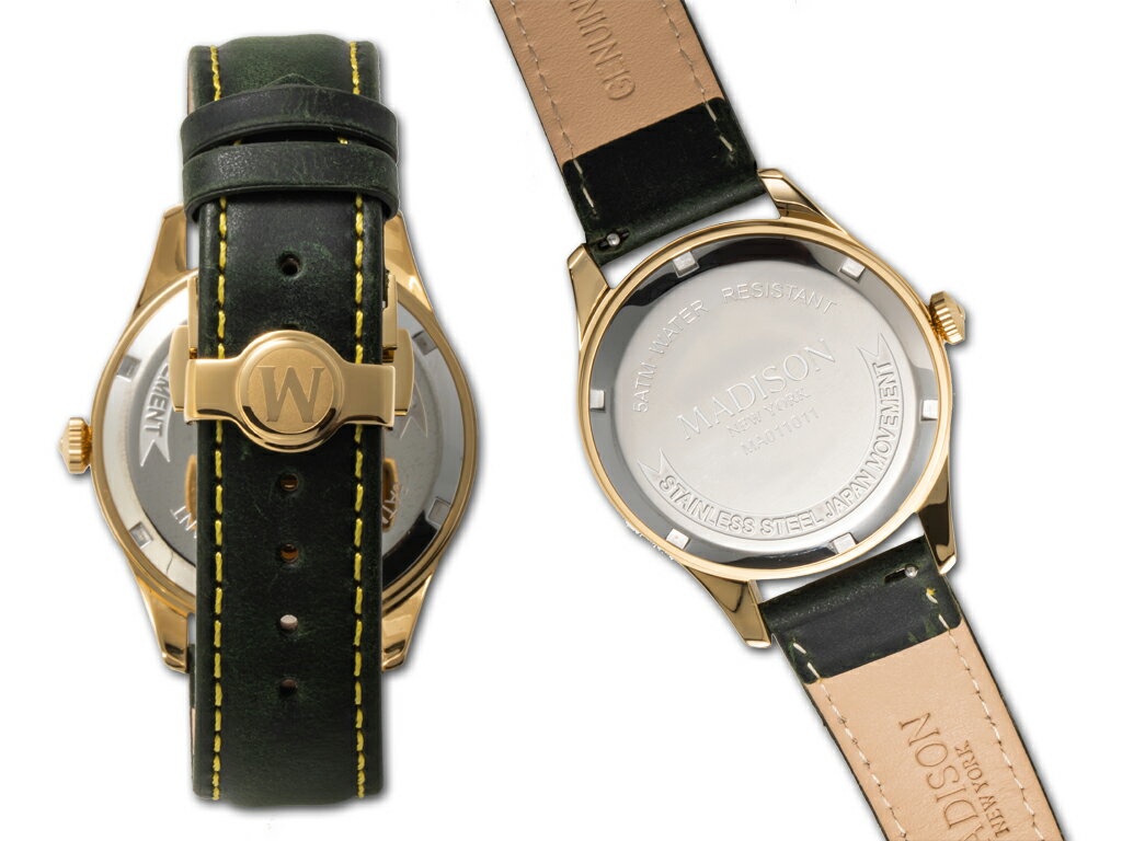 【送料無料】マディソン ニ ューヨーク メンズ イカロス 腕時計 MADISON NEWYORK Icarus Men's Watch MA011011-4