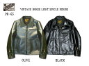 楽天粋屋楽天市場店【送料無料】Y'2 leather ワイツーレザー VINTAGE HORSE L.SINGLE RIDERS ヴィンテージ ホース ライト シングルライダース　PR-65