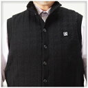 【数量限定】【2015新商品】ぬくさに首ったけニットベストタイプ 千鳥柄ブラック【全国送料無料】【代引手数料無料】
