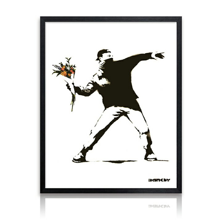アートパネル Banksy バンクシー 玄関 Molotov 新築祝い 火炎瓶 Flower バンクシー Bomber 花束を投げる男 玄関 グラフティ アートポスター おしゃれ 絵画 風刺画 送料無料 Iba アートパネル Banksy バンクシー Molotov 火炎瓶 Flower Bomber 花束を投げる男 玄関