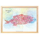 アートパネル Leo Lionni レオ・レオニ Swimmy Giant Fish スイミー モダン 玄関 アートフレーム アートポスター おしゃれ 絵画 額入り フレーム付き 芸術 インテリア 天然木 天然木 壁掛け 寝室 リビング ギフト プレゼント 新生活 送料無料 ssx