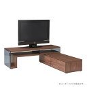 フレキシブルテレビボード 北欧風 伸縮テレビボード 調整 アンティーク風 木製 テレビ台 TVボード TV台 ローボード 強化ガラス 収納 便利 125～221cm ウォールナット 高級感 レトロ シンプル モダン かわいい おしゃれ spp 3