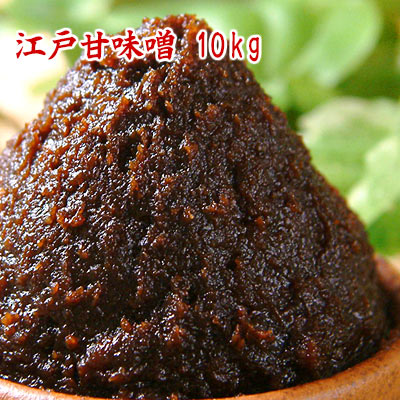 【送料無料】【smtb-t】 江戸甘味噌 10kg 業務用サイズ10kg 甘味噌 米味噌 米麹味噌 なめ味噌 東京都地域特産品 食品 調味料 みそ 赤みそのサムネイル