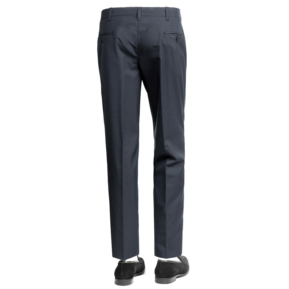 【ポイント10倍】レスパーデ Le Spade ／ 【国内正規品】 ／ CANONICO Super120’sウールトロピカル手縫い1プリーツパンツ（ダークネイビー）【ハンガー便選択OK】／ メンズ イタリア ナポリ ナポリ仕立て 手縫い 丸縫い ビジネス スラックス