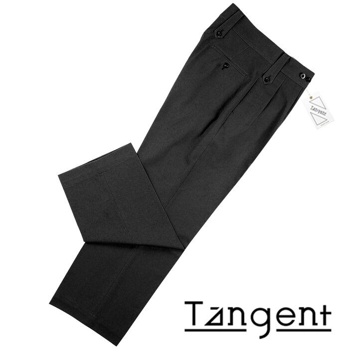 【ポイント10倍】タンジェント Tangent ／ 【国内正規品】 ／ コットンハードツイストツイル1940’s英国軍グルカパンツ「Tan02」（BLACK／ブラック）／ オールシーズン メンズ ボトムス ミリタリーパンツ チノパン ワイドパンツ