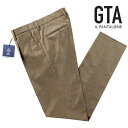 ジーティーアー GTA ／  ／ 23-24AW ANGELICO Super100’sウールサキソニー1プリーツパンツ「811」（グレイッシュブラウン）／ 秋冬 メンズ ボトムス スラックス ビジネス 無地 アンジェリコ