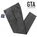 ジーティーアー GTA ／  ／ 23-24AW ウォッシャブルテクノジャージーシャーリングパンツ「DAVIDE」（ダークグレー）／ ダビデ ダヴィデ 3シーズン 秋冬春 メンズ イタリア ジャージーパンツ 無地