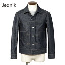 ジーニック JEANIK ／ 【国内正規品】 ／ ワンウォッシュコットンデニムジャケット「JEANIK0102」（インディゴブルー）／ Gジャン ジージャン リーバイス 2nd メンズ 日本 岡山 イタリア