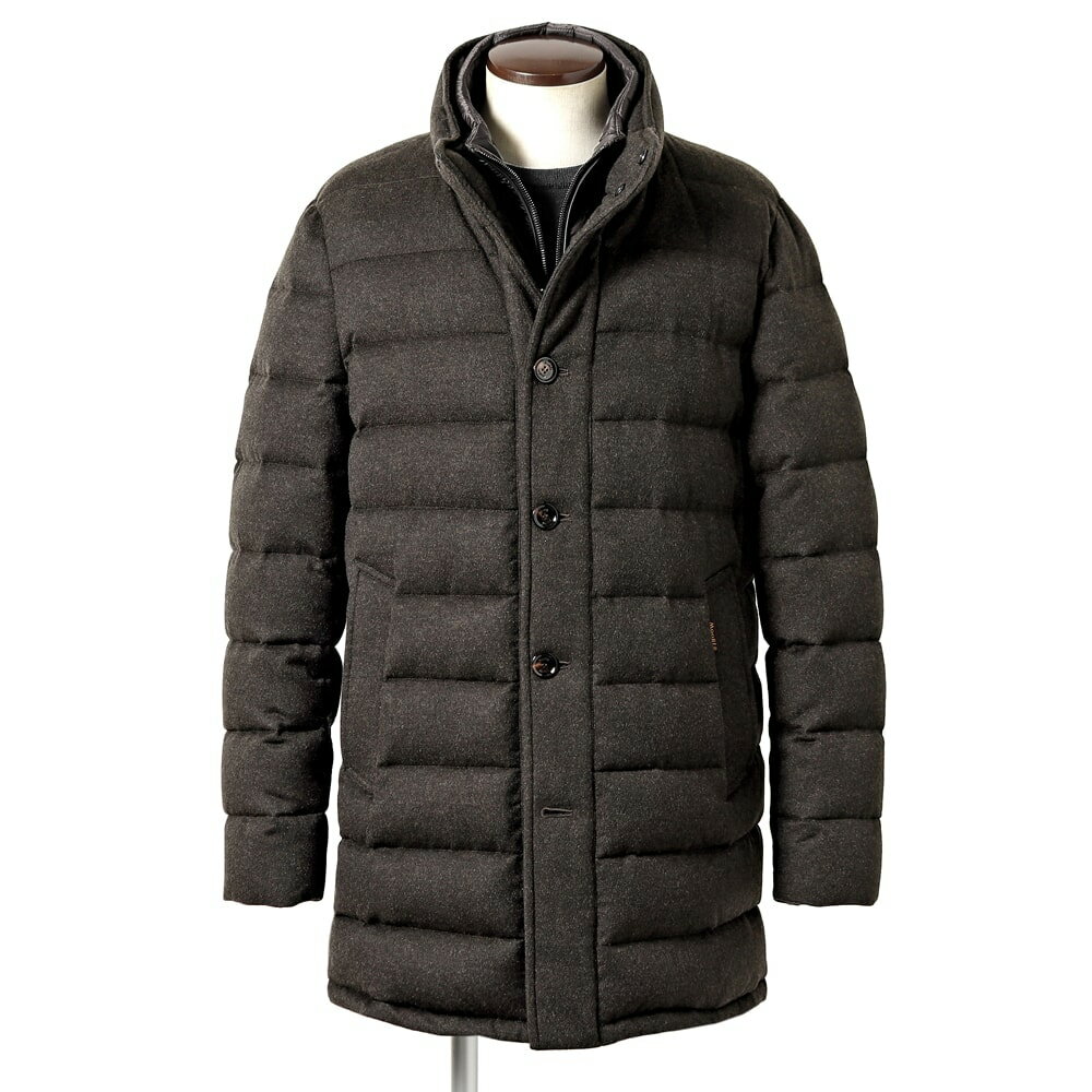 【ポイント10倍】【SALE】ムーレー MOORER / 【国内正規品】 / Loro Piana防水透湿カシミヤフランネル立ち襟ダウンコート「CALEGARI...