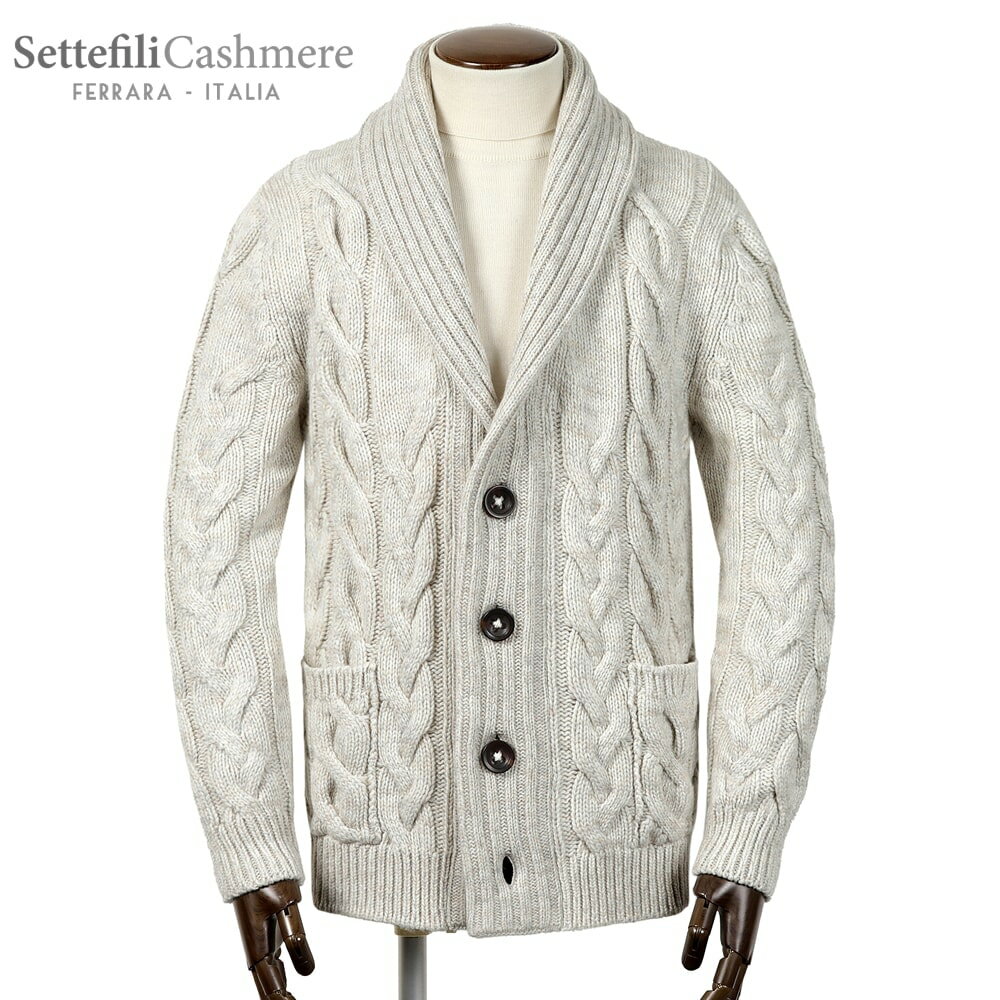 【ポイント10倍】【SALE】セッテフィーリ カシミア Settefili Cashmere / 【国内正規品】 / CARIAGGIカシミヤ3ゲージケーブル編...