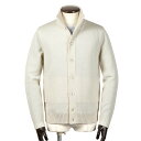 【ポイント10倍】ザノーネ ZANONE / 【国内正規品】 / ウール5ゲージスタンドカラーニットカーディガン「CHIOTO」(オフホワイト)/ セール除外品...